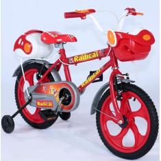 Imagem de Bicicleta aro 16 infantil vermelha jumbobaby