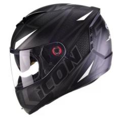 Imagem de Capacete para Moto Fechado Peels Icon Fast Preto Fosco e Branco Unisse
