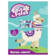 Imagem de Livro - Vamos colorir - Coisas fofas