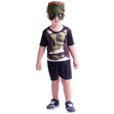 Imagem de Fantasia menino monstro com máscara muvilê, 12