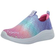 Imagem de Skechers Tênis feminino Ultra Flex 3.0, Lavanda/Multi, 3 Little Kid