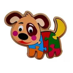 Imagem de Quebra Cabeça Infantil Cachorro 2,5mm MDF 9 pçs 27x16 cm