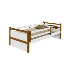 Imagem de Cama Solteiro Bianca Branco/Amêndoa - Branco
