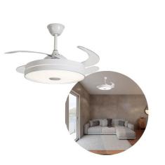 Imagem de Ventilador De Teto Air Sound Retrátil Branco Com Som Bluetooth - Opus
