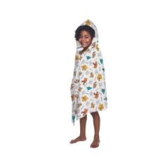 Imagem de Toalha de banho grande infantil com capuz diverssauro ref-038203 - LEP