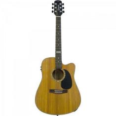 Imagem de Violão Giannini GF1D CEQ Eletroacústico Aço Zebra Wood F002