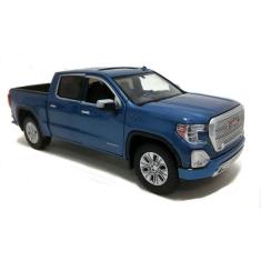 Imagem de Carro modelo GMC Sierra 1500 Denali, azul metálico, 1:24-1:27, 79362