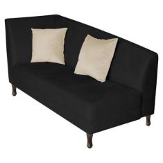 Imagem de Recamier Heitor 140cm com Almofada Lado Direito Sintético - Doce Sonho