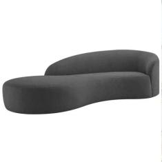 Imagem de Divã Recamier Orgânico França 200cm Lado Esquerdo Linho - Doce Sonho M