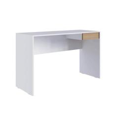 Imagem de Escrivaninha Com Gaveta Branco/Macadamia M.com