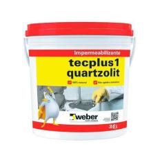 Imagem de Impermeabilizante Tecplus 3,6 litros Quartzolit - Weber quartzolit