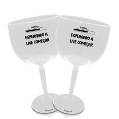 Imagem de Kit 2 Taças Gin  Personalizadas Criativas Para Live