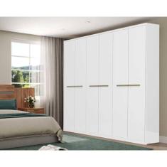Imagem de Guarda Roupa Casal 6 Portas e 3 Gavetas Belmont 1154 Branco - Carraro