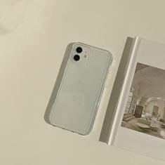 Imagem de Capa de telefone para iphone 14 plus 12 mini 11 13 pro max xr x xs max 7 8 cor pura contratada capa traseira de proteção transparente, b112,1, para iphone xs max