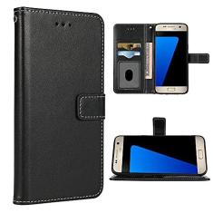 Imagem de FDCWTSH Capa carteira compatível com Samsung Galaxy S7 e alça de pulso couro com alça flip suporte suporte suporte acessórios celulares capas de telefone para Glaxay S 7 7s GS7 SM-G930V G930A mulheres
