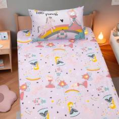 Imagem de Jogo de Lençol 2 Peças Portallar Joy Princesas Magicas Solteiro