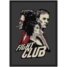 Imagem de Quadro Decorativo Clube Da Luta Séries Filmes Cinema Decorações Com Mo