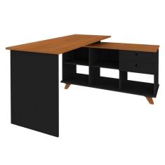 Imagem de Escrivaninha em L Gold 2 GV Freijó e Preta