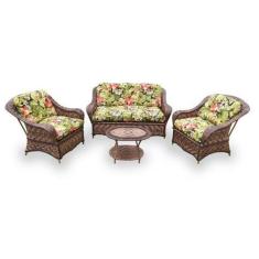 Imagem de Conjunto Marco - 1 Sofá 2 L + 2 Poltronas + 1 Mesa Centro - Saquarema