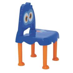 Imagem de Cadeira Plastica Infantil Montavel Monster Azul E Laranja