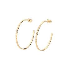 Imagem de Argola Rommanel Grande com Detalhes Diamantados 524199