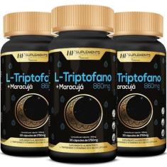 Imagem de 3X L-Triptofano Com Maracuja 860Mg 30Caps Hf Suplements
