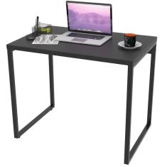 Imagem de Mesa Para Escritório Estilo Industrial 90 Cm Preto Onix