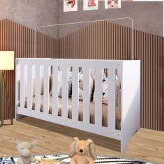 Imagem de Berço Mini Cama Branco 3 em 1 - Hayes Shop JM