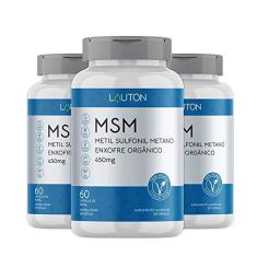 Imagem de 3x MSM - Metil Sulfonil Metano - 450mg - Clinical Series Lauton Nutrition