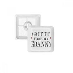 Imagem de Got It from My Granny Grandma Present teclado mecânico PBT kit de atualização para jogos