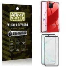 Imagem de Kit Anti Impacto Galaxy Note 10 Lite Capinha Anti Impacto + Película de Vidro 3D - Armyshield