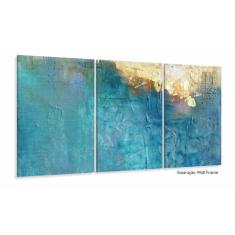 Imagem de Quadro Decorativo Abstrato Moderno Tons de  120x60 3 pçs