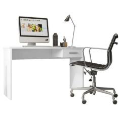 Imagem de Mesa De Computador Gávea Escrivaninha Escritório Com Gaveta - Móveis L