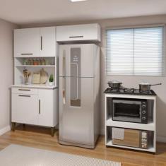 Imagem de Cozinha Completa 5 Portas 1 Gaveta Barueri Branco