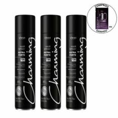 Imagem de Kit Hair Spray Cless Charming Ex Forte S/ Perfume 400ml C/3