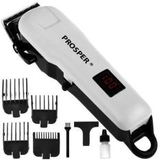 Imagem de Maquina de Cortar Cabelo Prosper P-1900 Bivolt - Preta/Branca, Bivolt