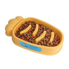 Imagem de Comedouro Lento Educador Interativo Para Cães Modelo Cenoura (amarelo)