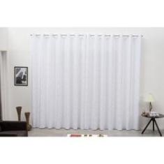 Imagem de Cortina Varão Tecido Jacquard  3,00x2,50 Semi Blackout