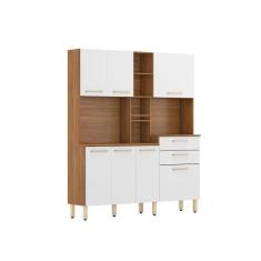 Imagem de Cozinha Compacta 7 Portas E 2 Gavetas Encanto Amendola Branco Demobile