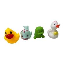 Imagem de Kit Brinquedo De Banho Animais Infantil Bebê C/ 4 Unidades - Company K