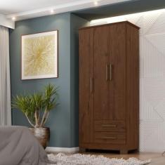 Imagem de Guarda-roupa Mdp 3 Portas 2 Gavetas França Jacarandá