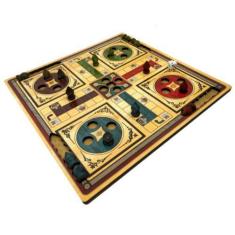 Imagem de Jogo De Tabuleiro Ludo Clássic Linha Premium Brinquedo Divertido - Man