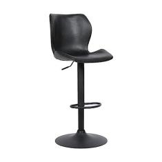 Imagem de Banqueta Itajaí Base Disco Rivatti Móveis Preto