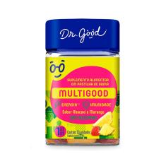 Imagem de Suplemento Alimentar Dr. Good Multigood Abacaxi e Morango com 30 Unidades 30 Gomas