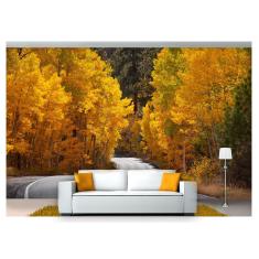 Imagem de Papel De Parede Estrada Caminho Floresta 3D 7,50m² Nes087