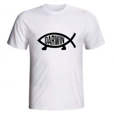 Imagem de Camiseta Darwin Peixe Evolução Charles Seleção Natural