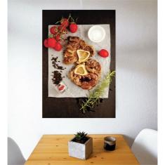 Imagem de Adesivo Parede Decorativo Restaurante tam 45cm x 67cm