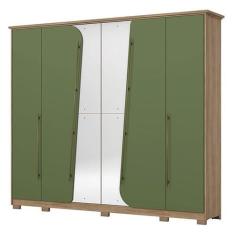 Imagem de Guarda Roupa Casal 6 Portas 6 Gavetas Dubai Henn
