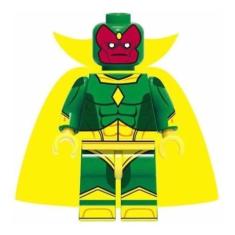 Imagem de Boneco Blocos De Montar Visão Wandavision Marvel - Mega Block Toys