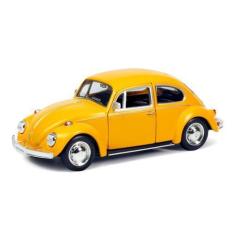 Imagem de Carrinho De Ferro Fusca Clássico Miniatura Coleção - M&J Variedades